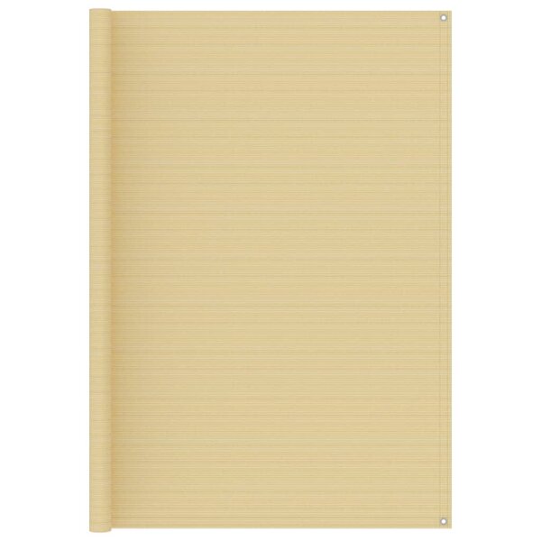 vidaXL Tapis de tente 200x200 cm Beige