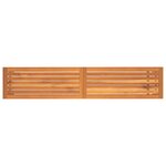 vidaXL Banc de jardin 180x35x45 cm bois massif d'acacia