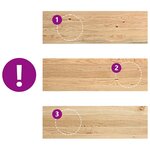 vidaXL Marches d'escalier 8 Pièces non traité 80x30x2cm bois chêne massif