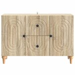 vidaXL Meuble TV Chêne Sonoma 89 x 34 5 x 60 cm Bois d'ingénierie