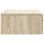 vidaXL Table d'appoint murale 59 x 34 5 x 17 cm Bois d'ingénierie