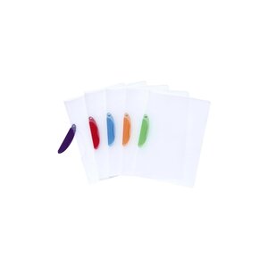 Chemise De Présentation Polypropylène Semi-rigide Clip Design - A4 - Couleurs Assorties - X 25 - Exacompta