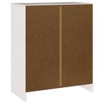 vidaXL Commode Drammen Blanc 76 5 x 40 x 91 cm Bois de pin massif