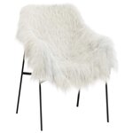 vidaXL Peau de mouton Crème (60-70)x(90-100) cm