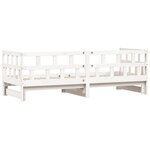 vidaXL Lit de jour et lit gigogne sans matelas 90x190 cm bois massif