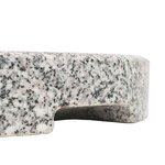 vidaXL Socle de parasol Granite Rond 20 kg