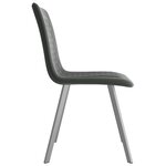 vidaXL Chaises à manger lot de 2 gris velours