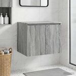 vidaXL Cabinet de Salle de Bain Mural Sonoma gris 62 5 x 44 5 x 50 cm