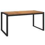 vidaXL Ensemble de salle à manger pour jardin 5 Pièces Beige et Marron