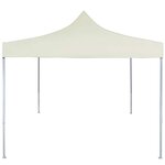 vidaXL Tente de fête 291 x 291 x 315 cm Crème Tissu Oxford