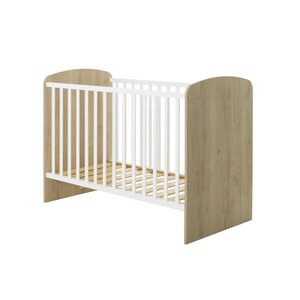 Lit bébé 70x140 cm - bois blanc