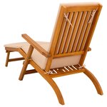 vidaXL Chaise longue inclinable et pliable 2 Pièces 55 x 146 x 91 cm