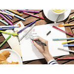 Stylo feutre pointMax pointe moyenne 0.8mm jaune STABILO
