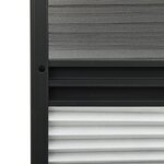 vidaXL Moustiquaire plissée pour fenêtre Aluminium 80x100 cm et auvent