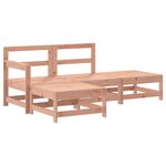 vidaXL Salon de jardin 4 Pièces bois massif douglas