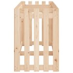 vidaXL Lit surélevé de jardin design de clôture 200x50x70cm pin massif