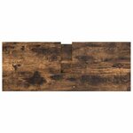 vidaXL Meuble sous-vasque avec tiroirs chêne fumé 90x34 5x60 cm