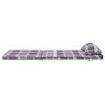 vidaXL Coussins de chaise adirondack lot de 2 carreaux gris