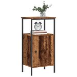 vidaXL Tables de chevet 2 Pièces vieux bois 41x31x80 cm bois d'ingénierie