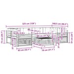 vidaXL Ensemble de canapés d'extérieur 7 pc Blanc et anthracite