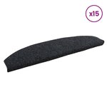 vidaXL Tapis d'escalier auto-adhésifs 15 pièces 80 x 24 5 x 3 5 cm