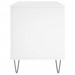 vidaXL Armoire à disques blanc 100x38x48 cm bois d'ingénierie