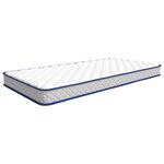 vidaXL Matelas en mousse à mémoire de forme blanc 100x200x17 cm doux