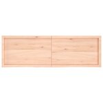 vidaXL Étagère murale 160x50x(2-4) cm bois de chêne massif non traité