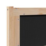 vidaXL Tête de lit Autre Marron 200 cm Bois massif en pin