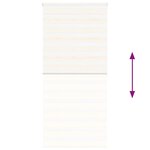 vidaXL Store zèbre beige marbré largeur du tissu 95 9 cm polyester