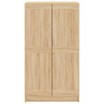 vidaXL Bibliothèque Chêne sonoma 82 5x30 5x150 cm Bois d’ingénierie