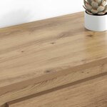 vidaXL Buffets avec tiroir 2 Pièces Chêne artisanal 70 x 35 5 x 67 5 cm