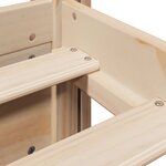 vidaXL Cadre de lit avec tête de lit sans matelas 90x200 cm