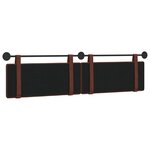 vidaXL Tête de lit suspendue Brun Brillant PU antique