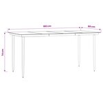 vidaXL Ensemble de salle à manger pour jardin 5 pc Gris clair