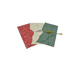 PAPERTREE Lot de 5 Enveloppes cadeau  MERRY 19*10 Vert