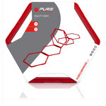 Pure2improve 6 pièces grille hexagonale d'agilité rouge