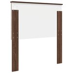 vidaXL Tête de lit Chêne brun 75 cm Bois d'ingénierie
