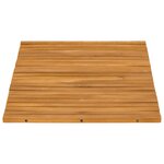 vidaXL Tapis de bain Marron 60 x 40 cm Bois d'Acacia Massif
