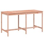 vidaXL Table de jardin 203 5x90x110 cm bois massif de douglas