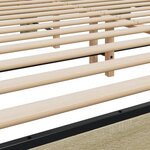 vidaXL Cadre de lit sans matelas chêne sonoma 180x200 cm