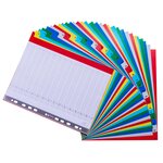 Intercalaires Imprimés Numériques Pp Couleurs 12/100e - 31 Positions - A4+ - Assorties Vives - X 20 - Exacompta