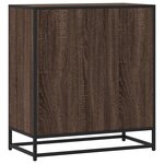 vidaXL Buffet chêne marron 68x35x76 cm bois d'ingénierie