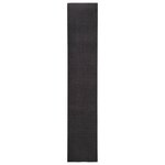 vidaXL Tapis Sisal naturel 66x350 cm Noir