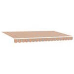 vidaXL Tissu de remplacement pour auvent 4x2 m à rayures multicolores