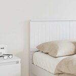 vidaXL Tête de lit Blanc 135 cm Bois d'ingénierie