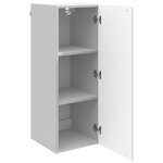 vidaXL Armoire Murale Blanc 33 x 34 5 x 90 cm Bois d'ingénierie