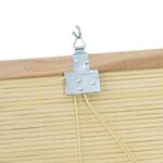 vidaXL Stores et Occultants Naturel 150 x 160 cm Bambou