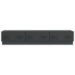 vidaXL Meuble TV avec tiroir Noir 147 x 34 5 x 27 cm Bois d'ingénierie