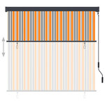vidaXL Store roulant d'extérieur 160x250 cm Jaune et bleu